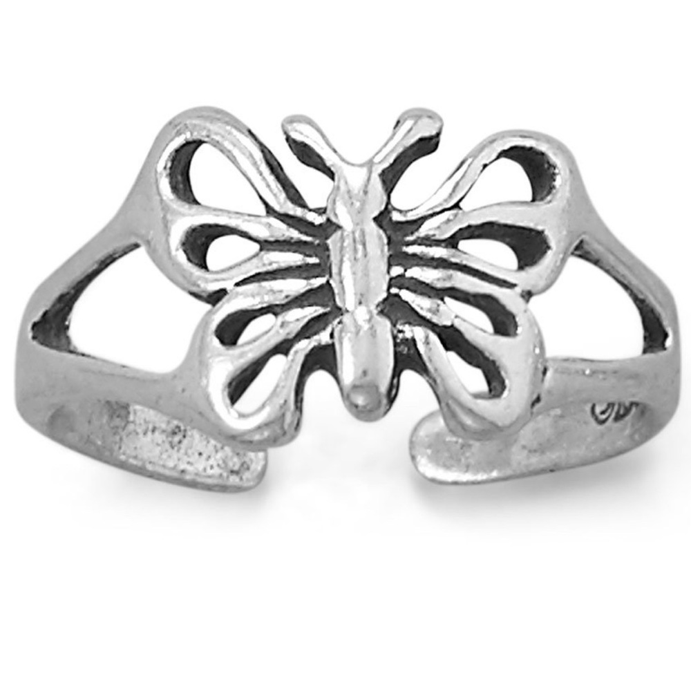 Sweet Butterfly Toe Ring 🦋